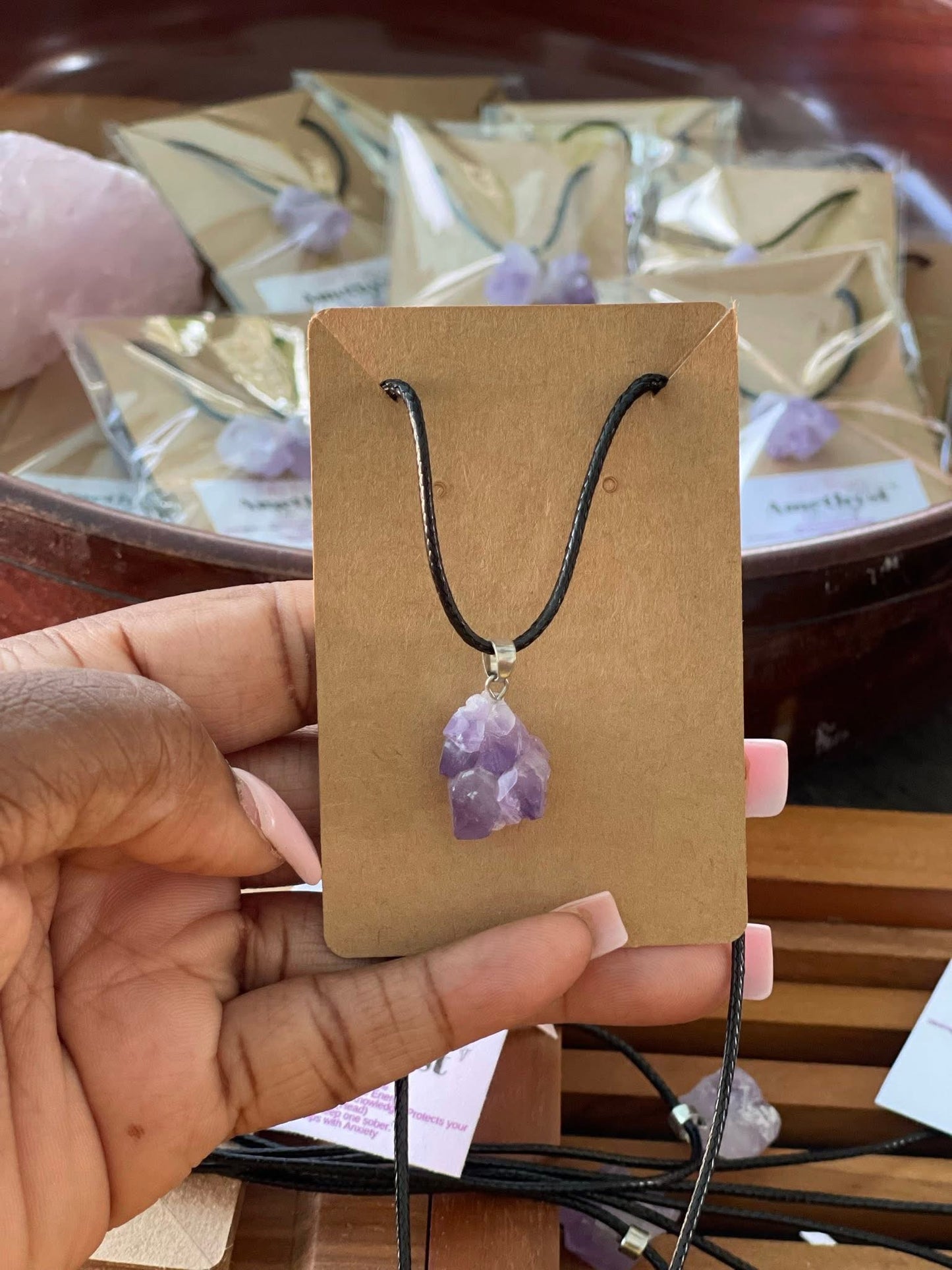 Amethyst Necklace – Keep Your Vibes Close