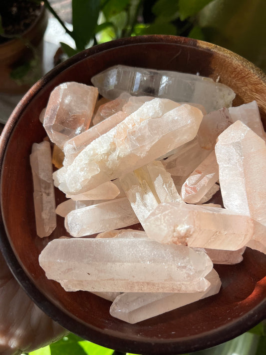 Rose Quartz Point for Love, Healing & Self-Care