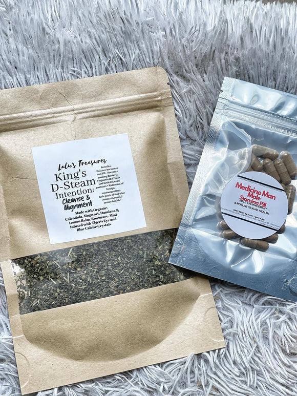 His and Her Herbal Kit | Stamina Capsules | Yoni Gel | Make it Juicy Capsules