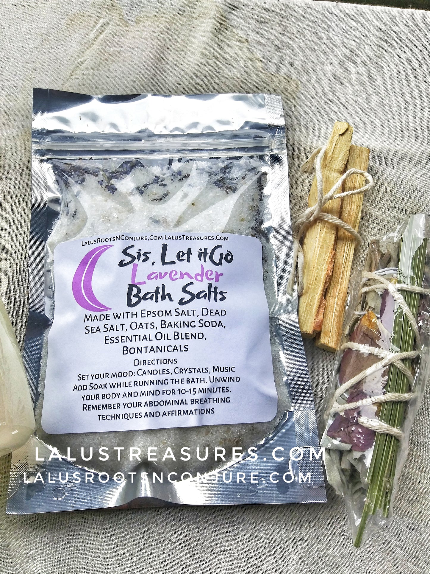 Sis, Let It Go Lavender+Jasmine Bath Salts