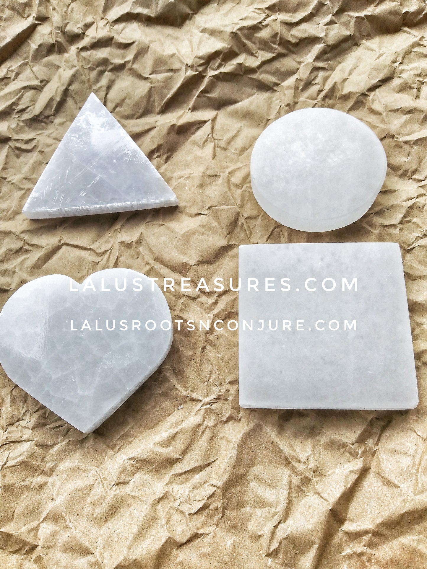 Selenite Charging Plates