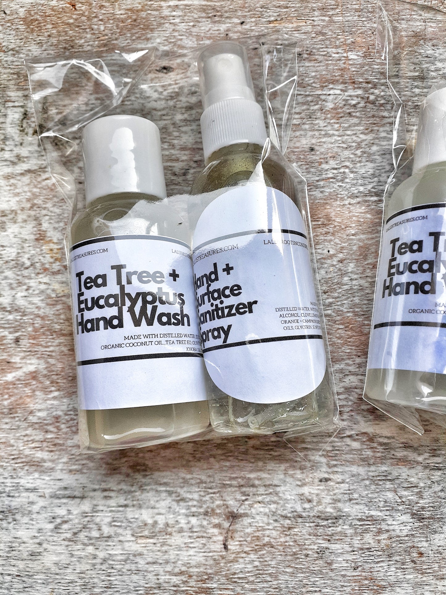 Tea Tree+Eucalyptus Hand Wash/Antibacterial Spray Set