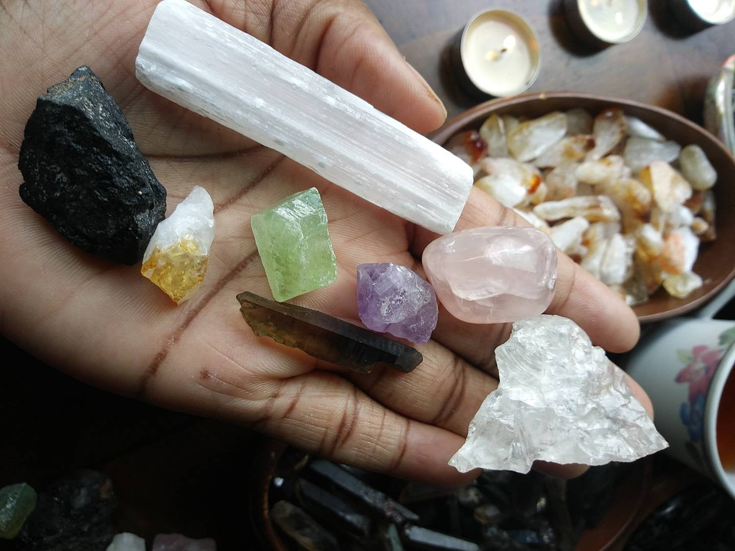 Self Love Crystal Kit. Releasing Emotional Wounds Healing Set