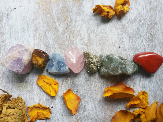 7 Stone Chakra Alignment Set