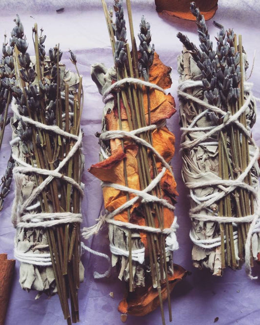 Sage+Lavender+Rose Smudge Stick