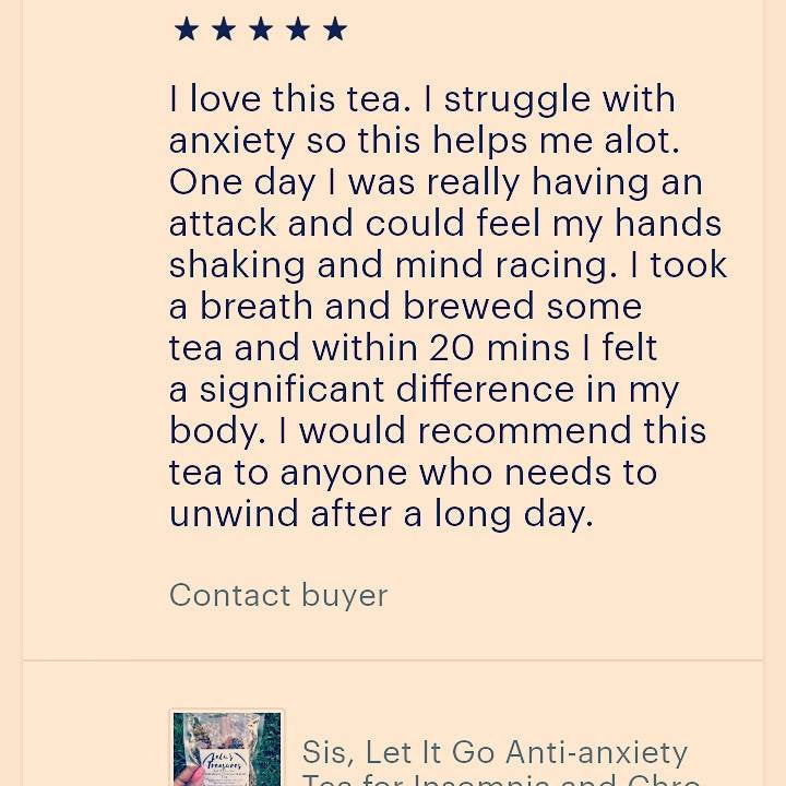 Sis, Let It Go Anti-anxiety Tea for Insomnia and Chronic Worry