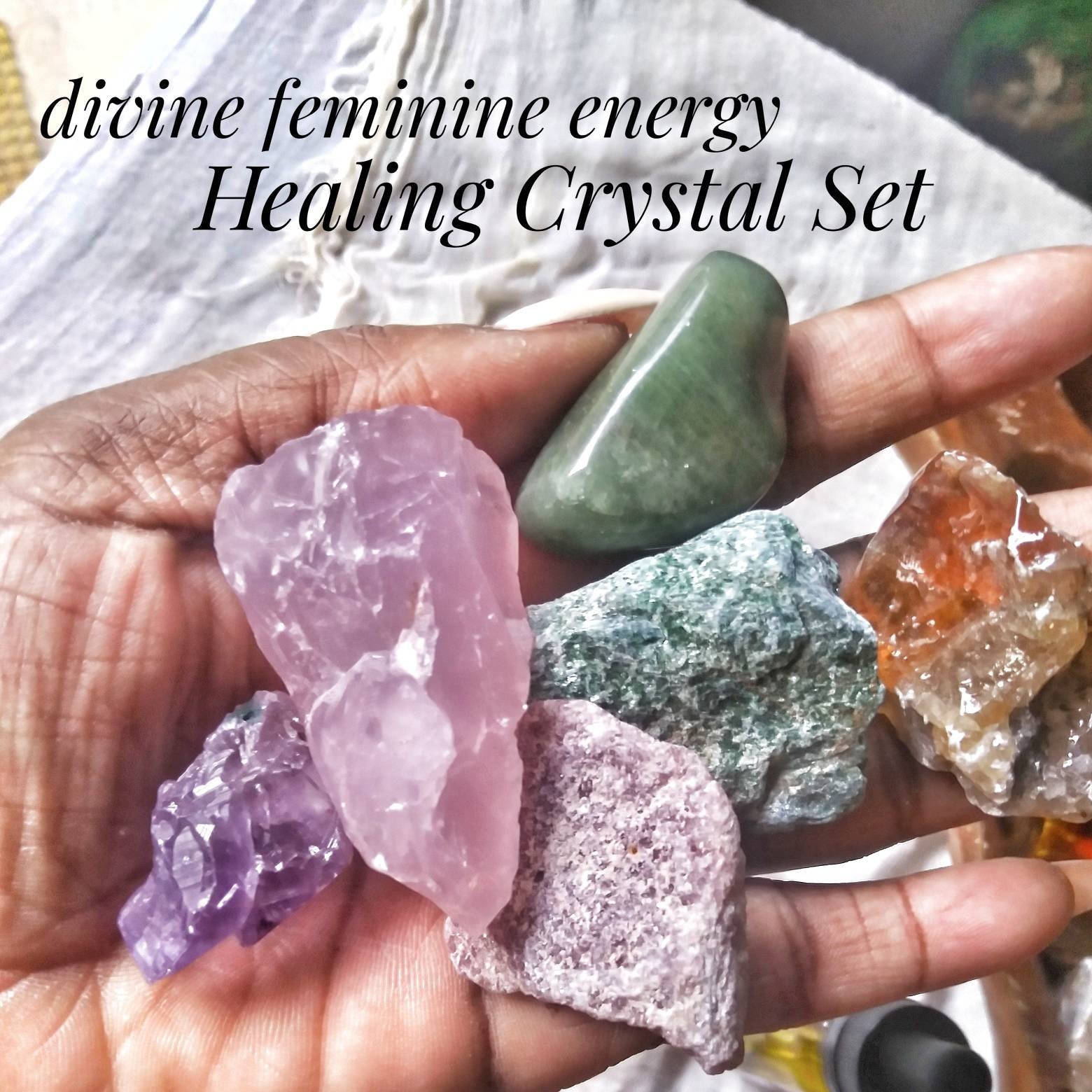 Activating Your Divine Feminine Energy Crystal Healing Set | Activate your Yoni
