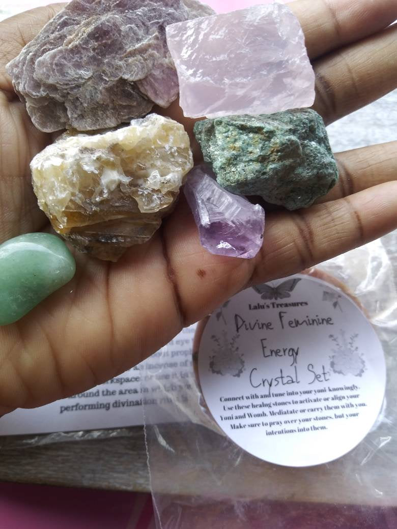 Activating Your Divine Feminine Energy Crystal Healing Set | Activate your Yoni