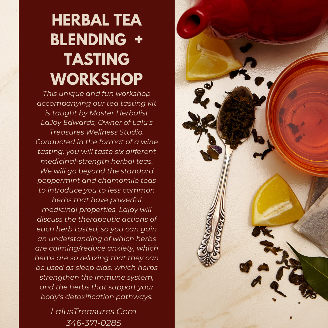 Tea Blending + Tasting Workshop