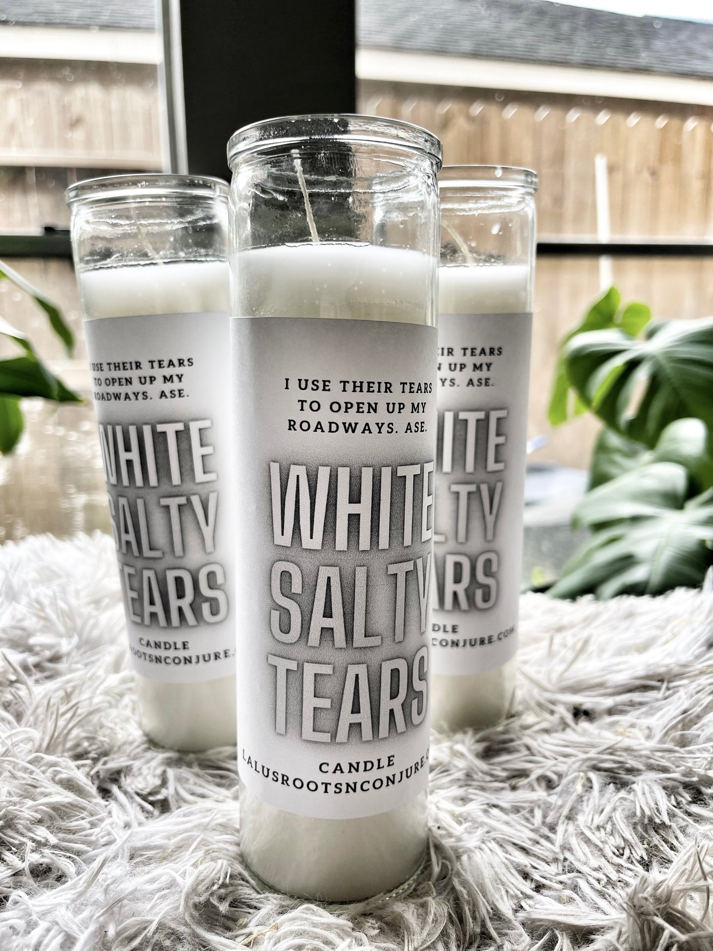 Ax White Supremacy Candle