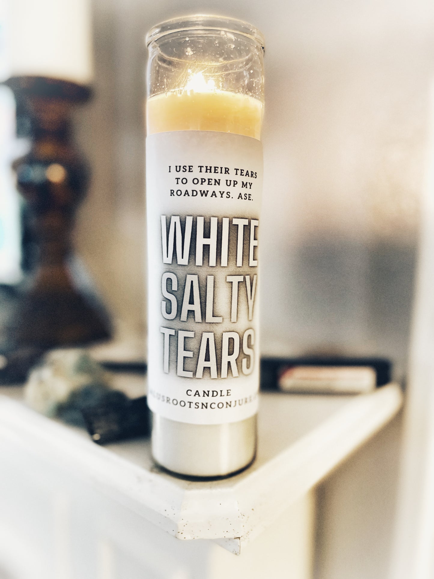 Ax White Supremacy Candle